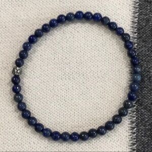 ⛱️🔥Dark Blue Stretch Beaded Bracelet - OS